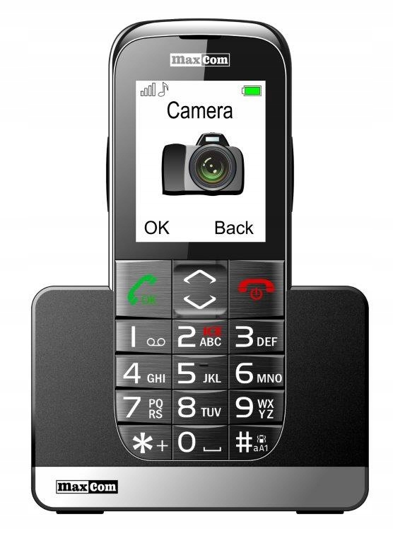 

Telefon komórkowy z przyciskiem Sos Maxcom MM720