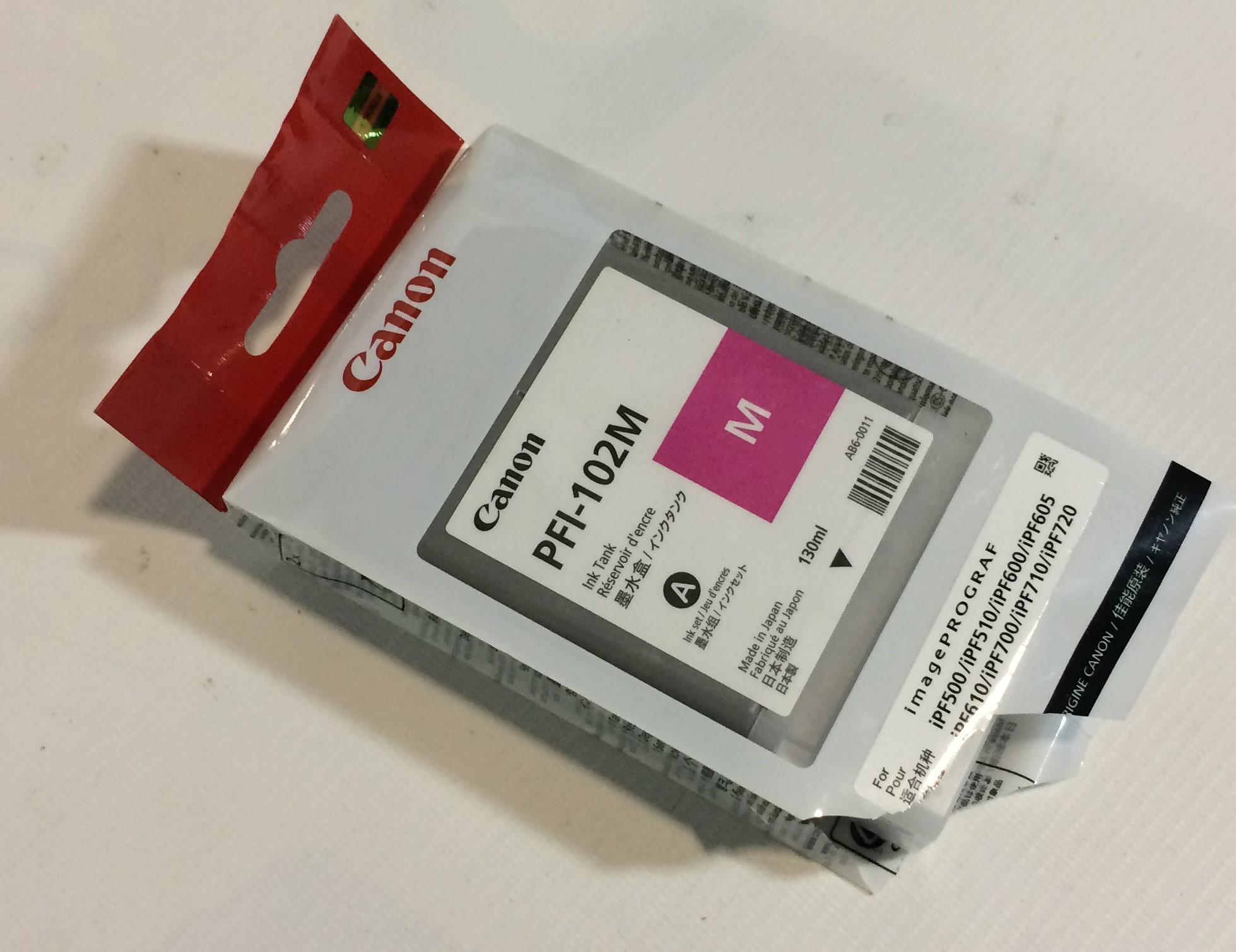 Atrament Canon 0896B001 CF0897B001AA červený (magenta)