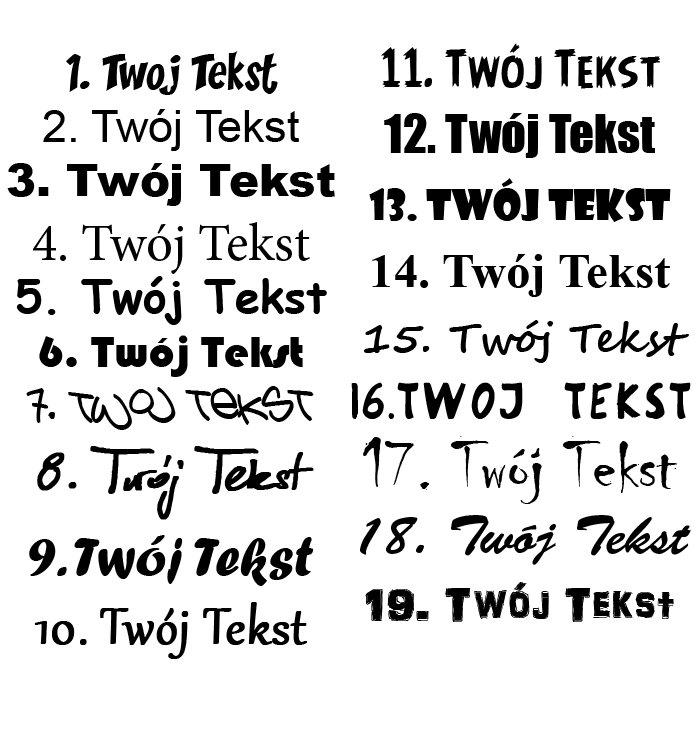 KOSZULKA długi rękaw Z WŁASNYM NADRUKIEM NAPISEM Rozmiar M