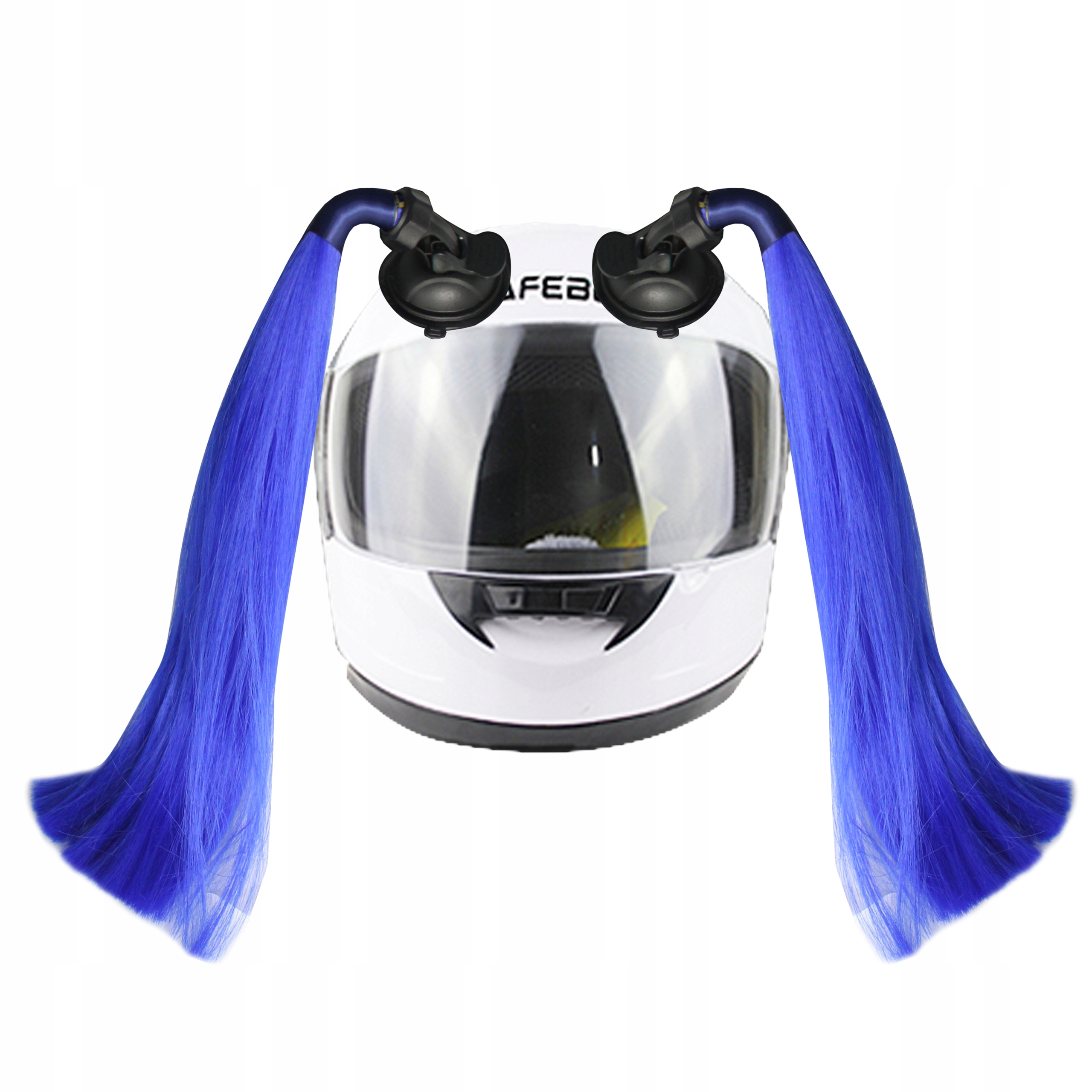 

Kitki sztuczne włosy na kask dla kobiet motocykl