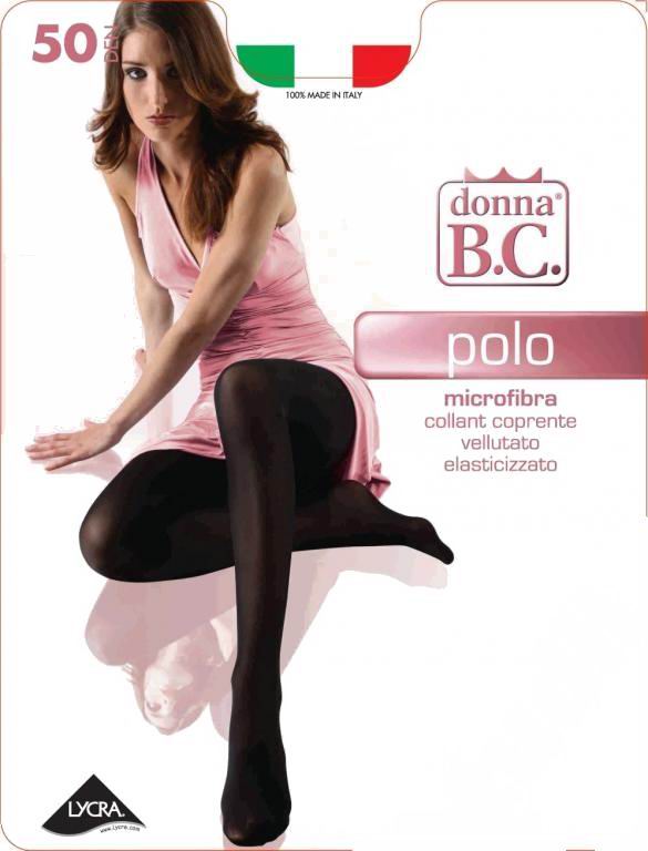

Donna Bc R308 rajstopy Polo 50 Den 3/4 turchese