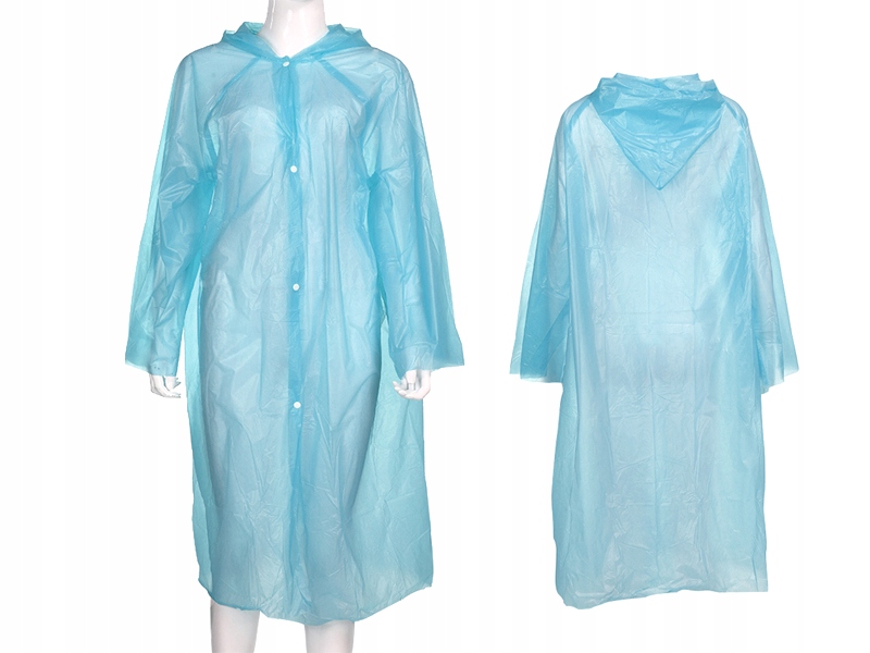 Foil RAINCOAT, zipped, PONCHO, CAPE, mix colors, 12 PCS. EAN (GTIN) 6911824430673