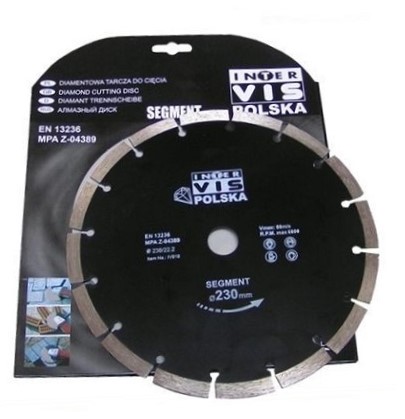 

Tarcza Do Betonu Diamentowa Inter-vis 230 MM Turbo