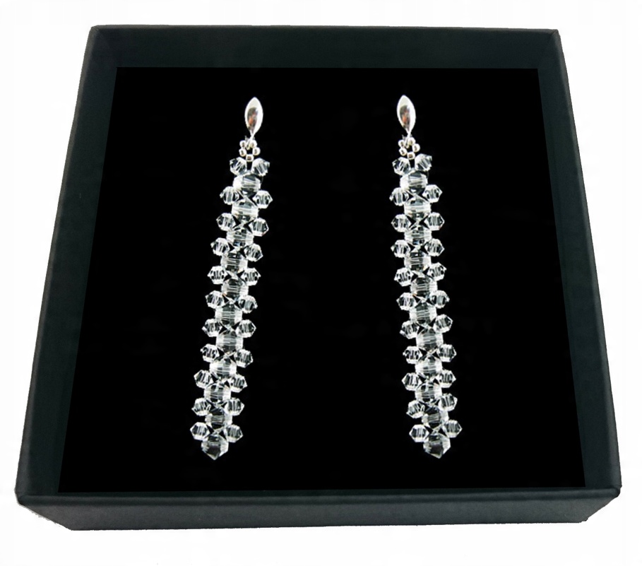 

Kolczyki krystaliczne z kryształów Swarovski 1694