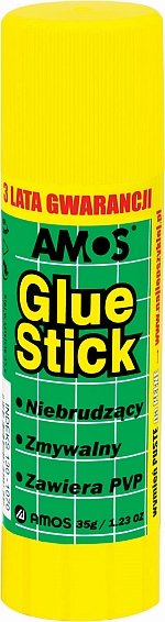 

Klej w sztyfcie Amos 35g biurowy szkolny