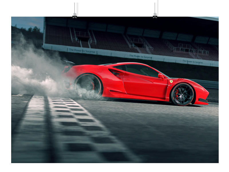 

Plakat Ferrari Samochód 50x70 CM 9 Wzorów Matowy