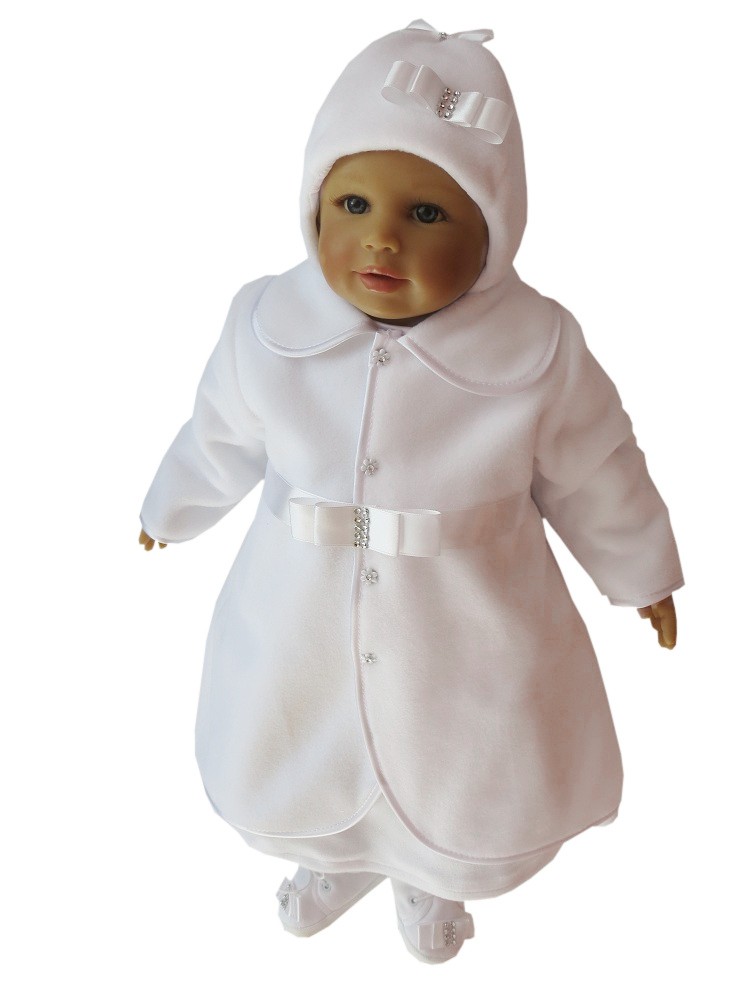 Одежда для крещения для девочки комплект зима R68
