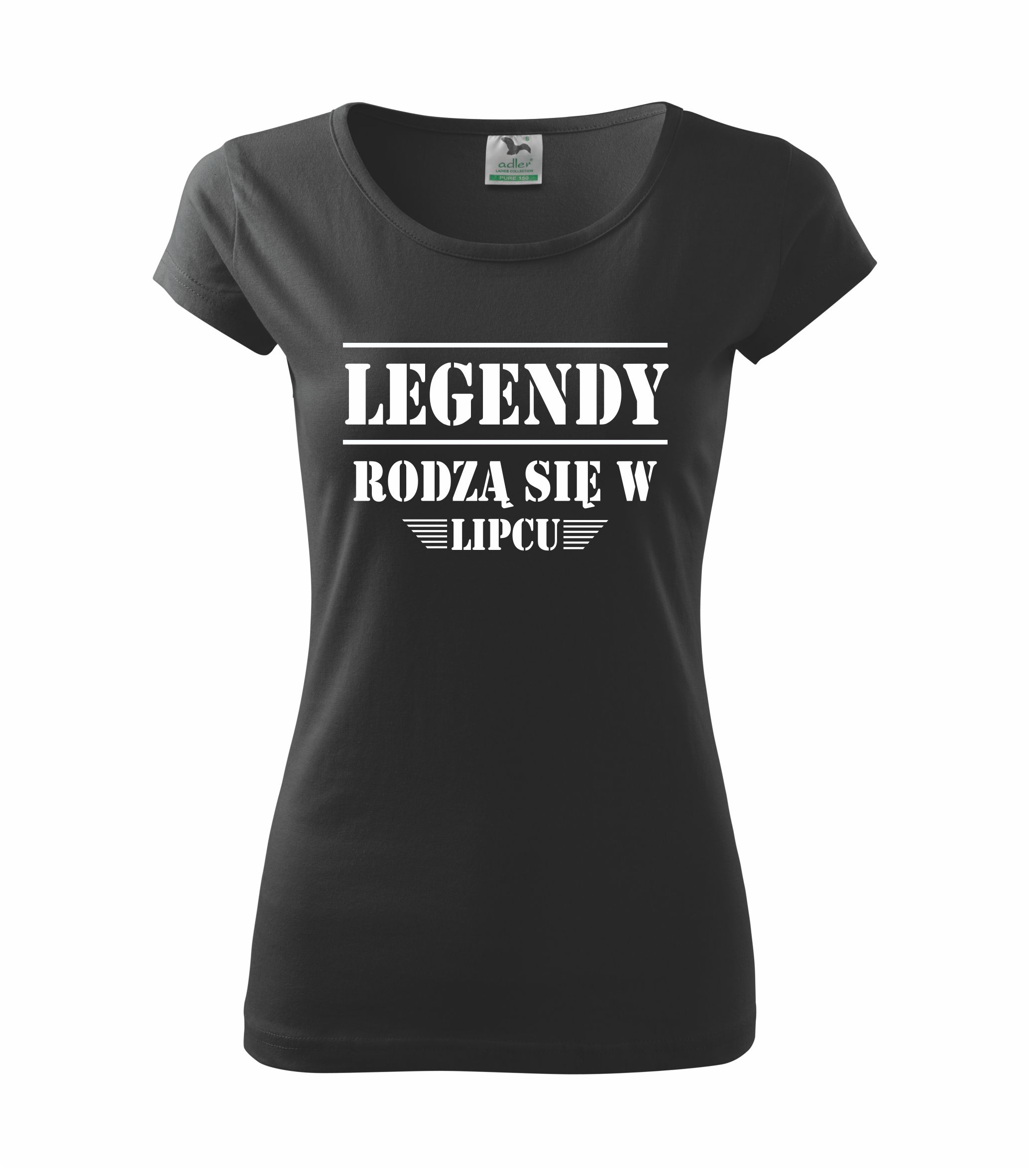 

Koszulka nadruk legendy rodzą się w lipcu M