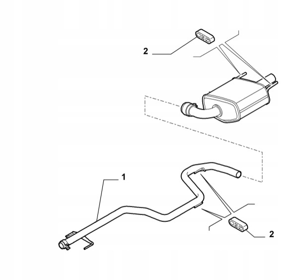 WIESZAK WYDECHU ALFA ROMEO 159 159 SW BRERA SPIDER Producent części KR