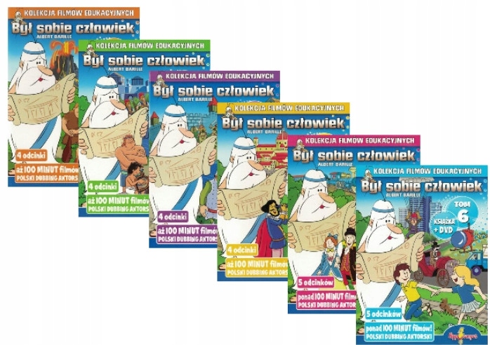 

Był Sobie Człowiek Tom 1-6 [ 6 DVD ] 26 Odcinków