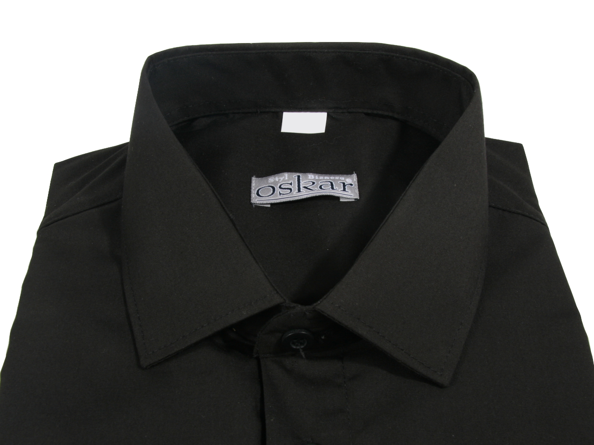 KOSZULA CZARNA KLASYCZNA SP/G 41/42 170-176 Marka inna