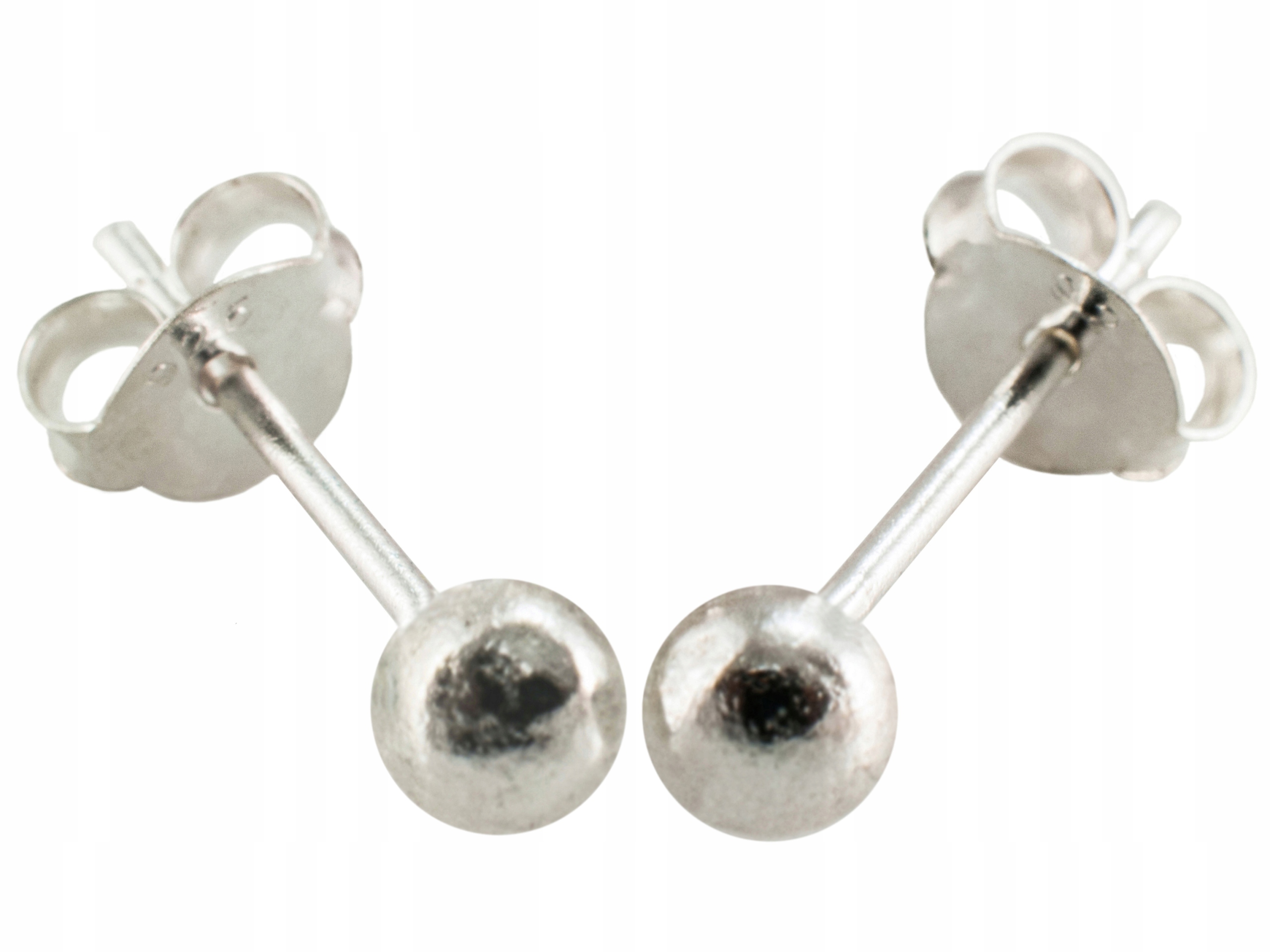 

Versil kolczyki kulki 3,0 mm wkrętki Srebro 925
