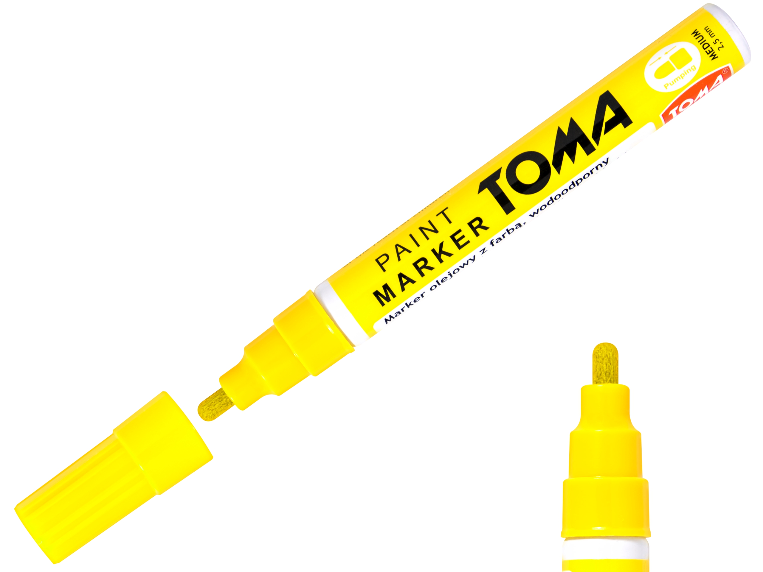 

Marker olejowy olejny Toma TO-440 2,5mm neon żółty