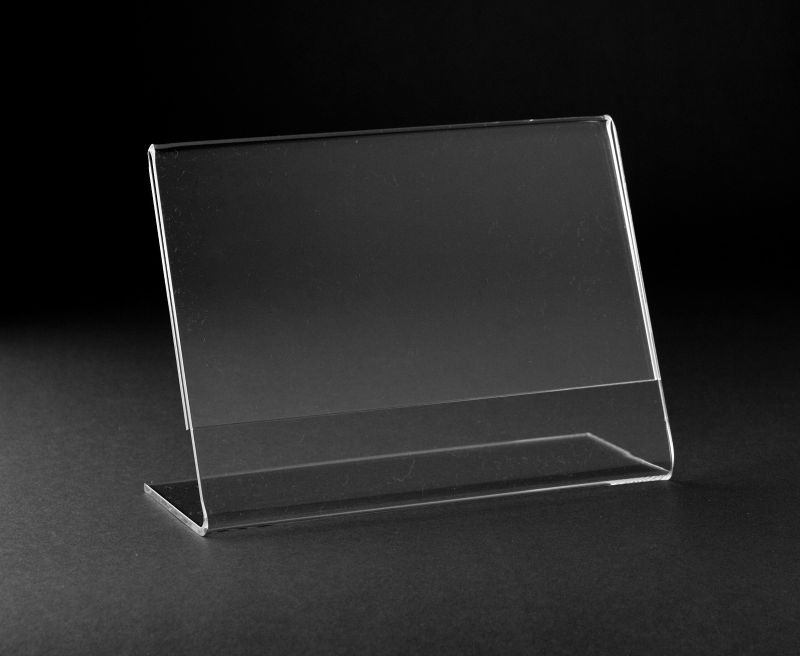 CENÓWKA STOJAK NA CENĘ OPIS 8x5cm (POZIOM) z PLEXI Kod producenta 8x5 poziom