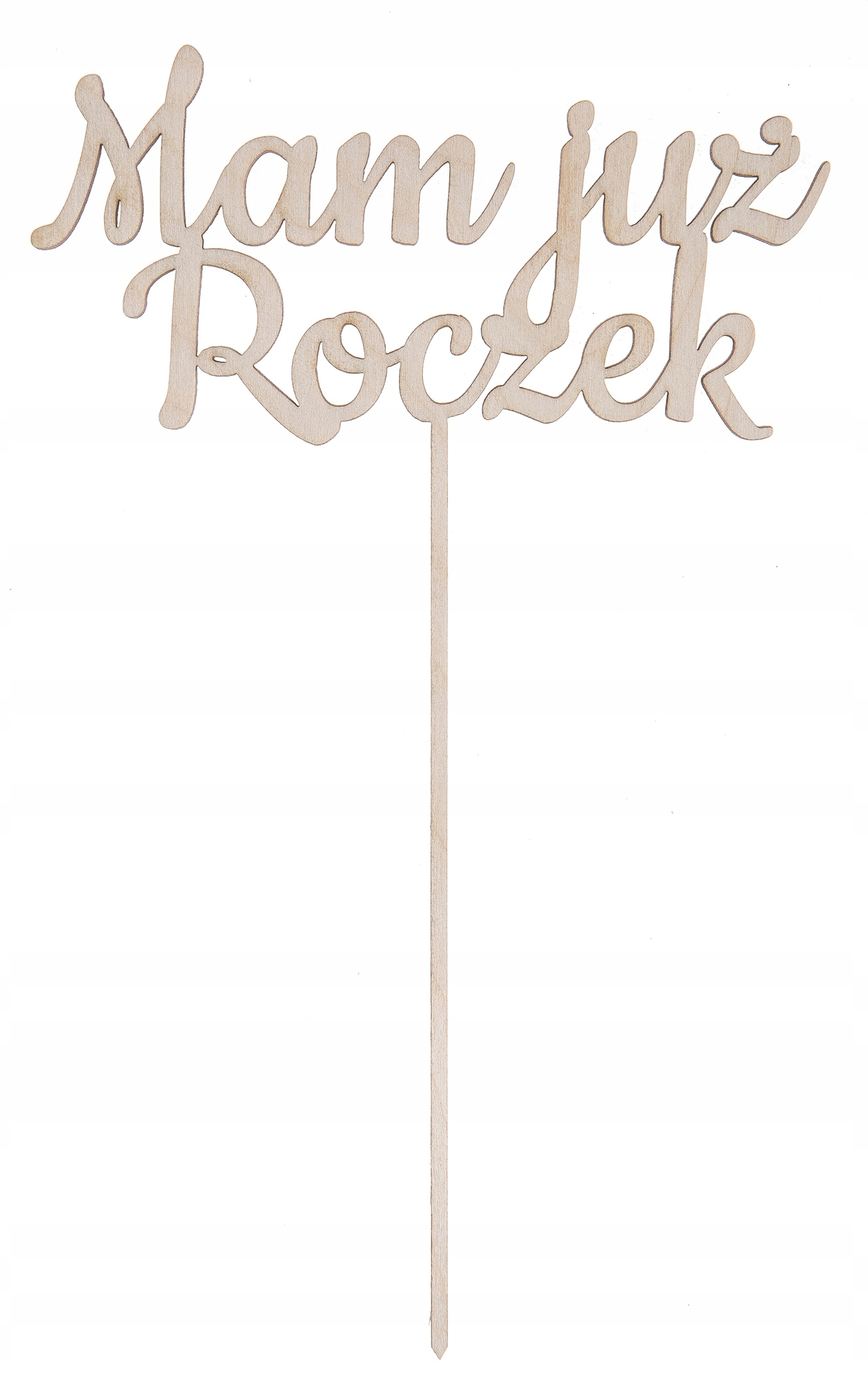 

Mam Już Roczek ozdoba na tort Topper Urodziny eko