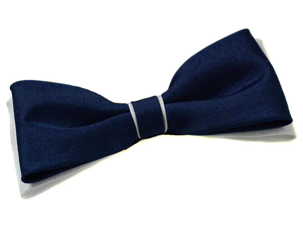 

Muszka Mucha Chłopięca Dziecięca granatowo-biała