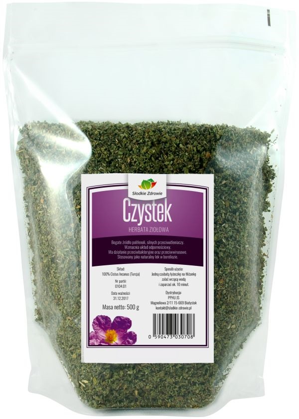 CZYSTEK SUSZONY 100% CISTUS TURCJA 2x 500g 1kg