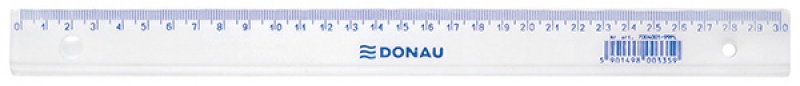 

Donau Linijka 30CM Transparentna