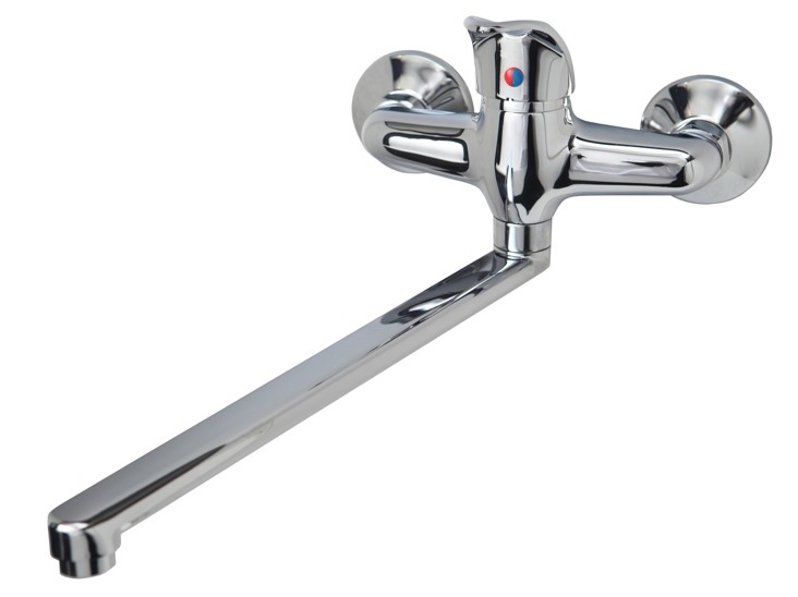 Bateria Zlewozmywakowa ścienna do kuchni wylewka 30 cm