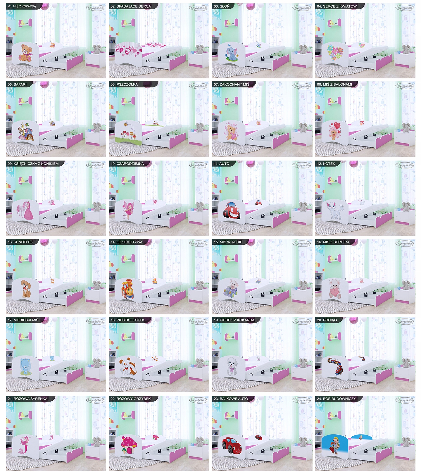 ŁÓŻKO DZIECIĘCE 200/90 PODWÓJNE - RÓŻOWE Kod producenta łóżko piętrowe