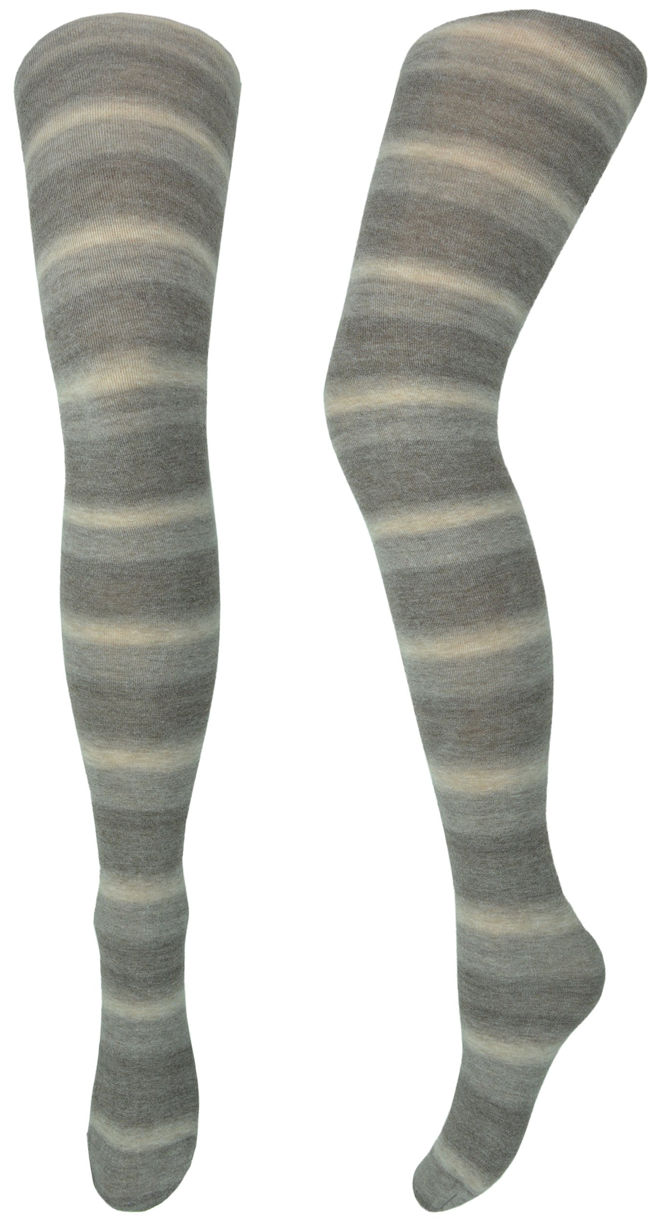 

Calzedonia rajstopy beżowe paski 3/4 M/L