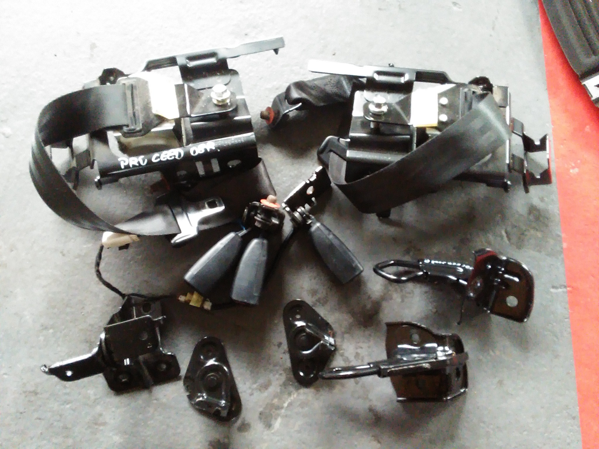 kia pro CEED 08R 3D ремни крепление