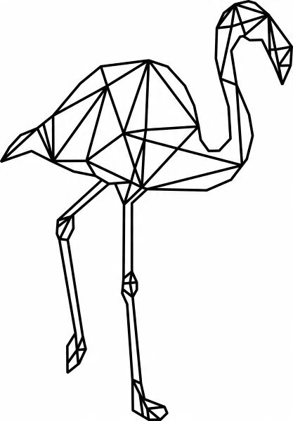 

Naklejka na ścianę Flaming Geometryczny 50 cm