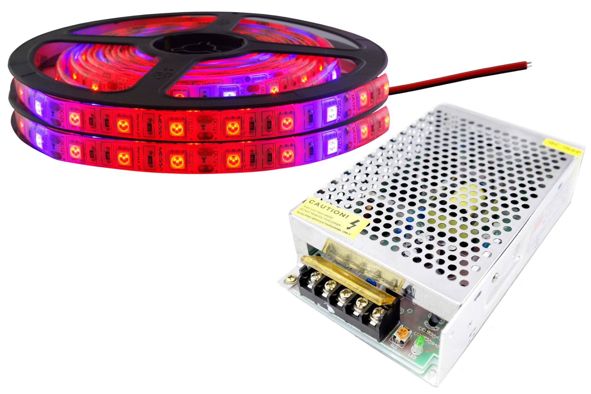 Set Led pásek 300 Grow IP65 pro růst rostlin 10 m