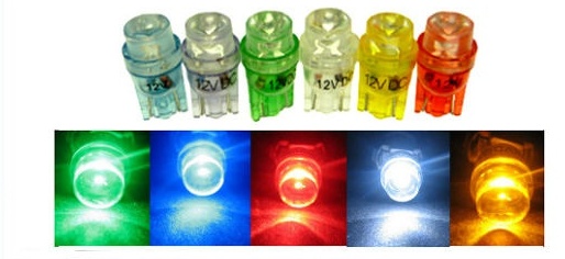 Led W5W T10 W3W niebieska zielona czerwona i inne Producent inny