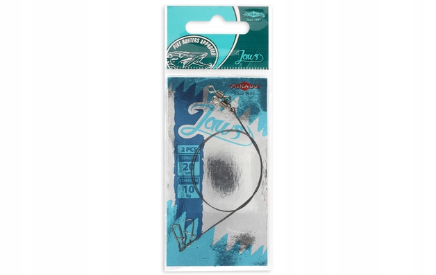 

Przypon Mikado Jaws wolframowy 25cm 18 kg 2sz