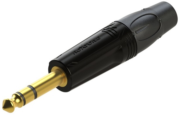

Roxtone RJ3P-BG Złocony Wtyk Jack 6,3mm Stereo