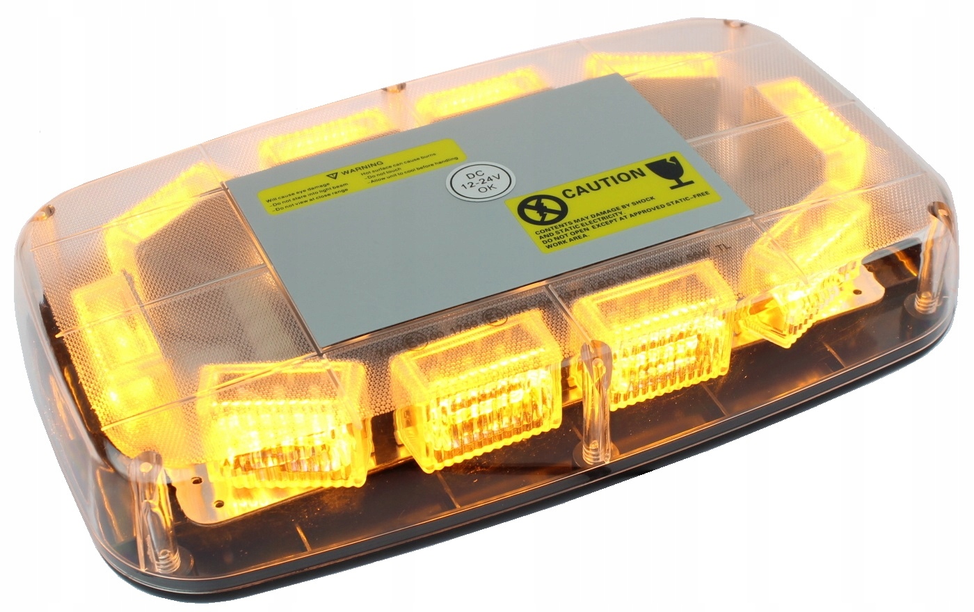 BELKA OSTRZEGAWCZA KOGUT LED MAGNES STROBOSKOP HIT