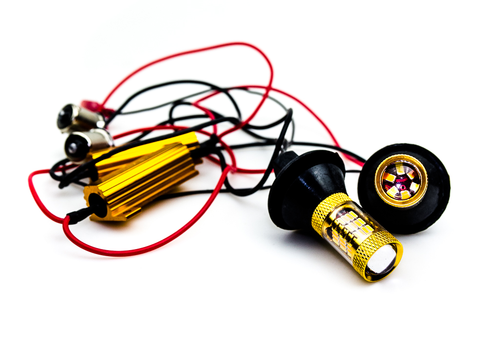 Kierunkowskazy Dzienne LED 2w1 DRL BAU15S PY21W Lamp Type universal