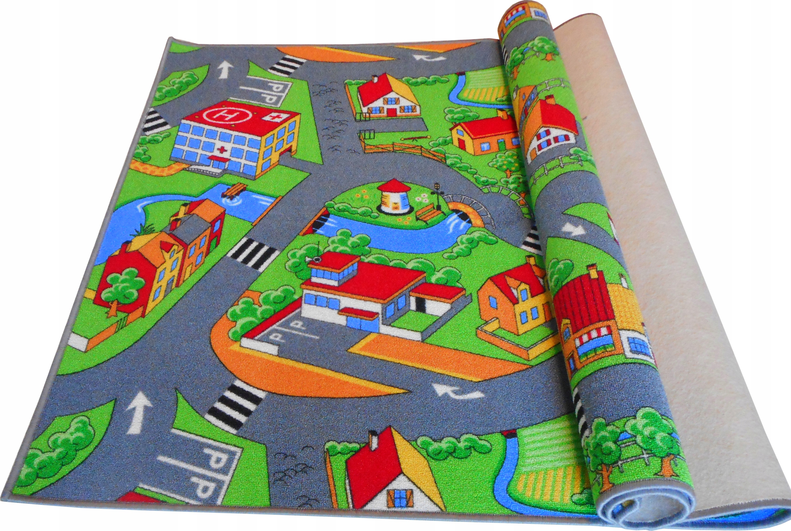 

Dywan Dziecięcy Miasto Ulice Farma Cars 220x150