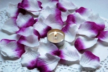 PŁATKI RÓŻ ślub konfetti 10 X 100 szt.=1000 sztuk Wzór płatki róż