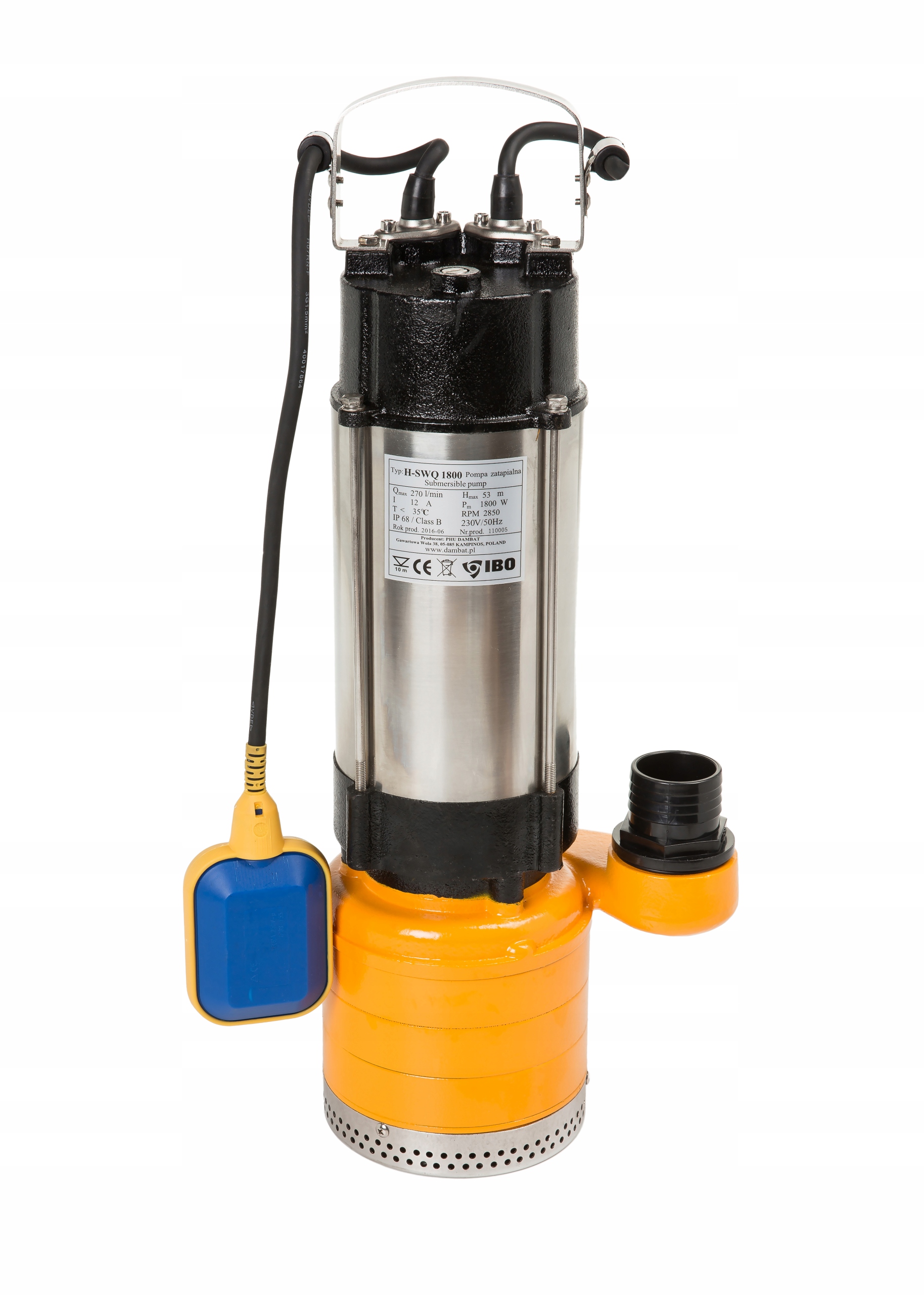 Pompa zatapialna Ibo H-swq 1800 230V 270 l/h