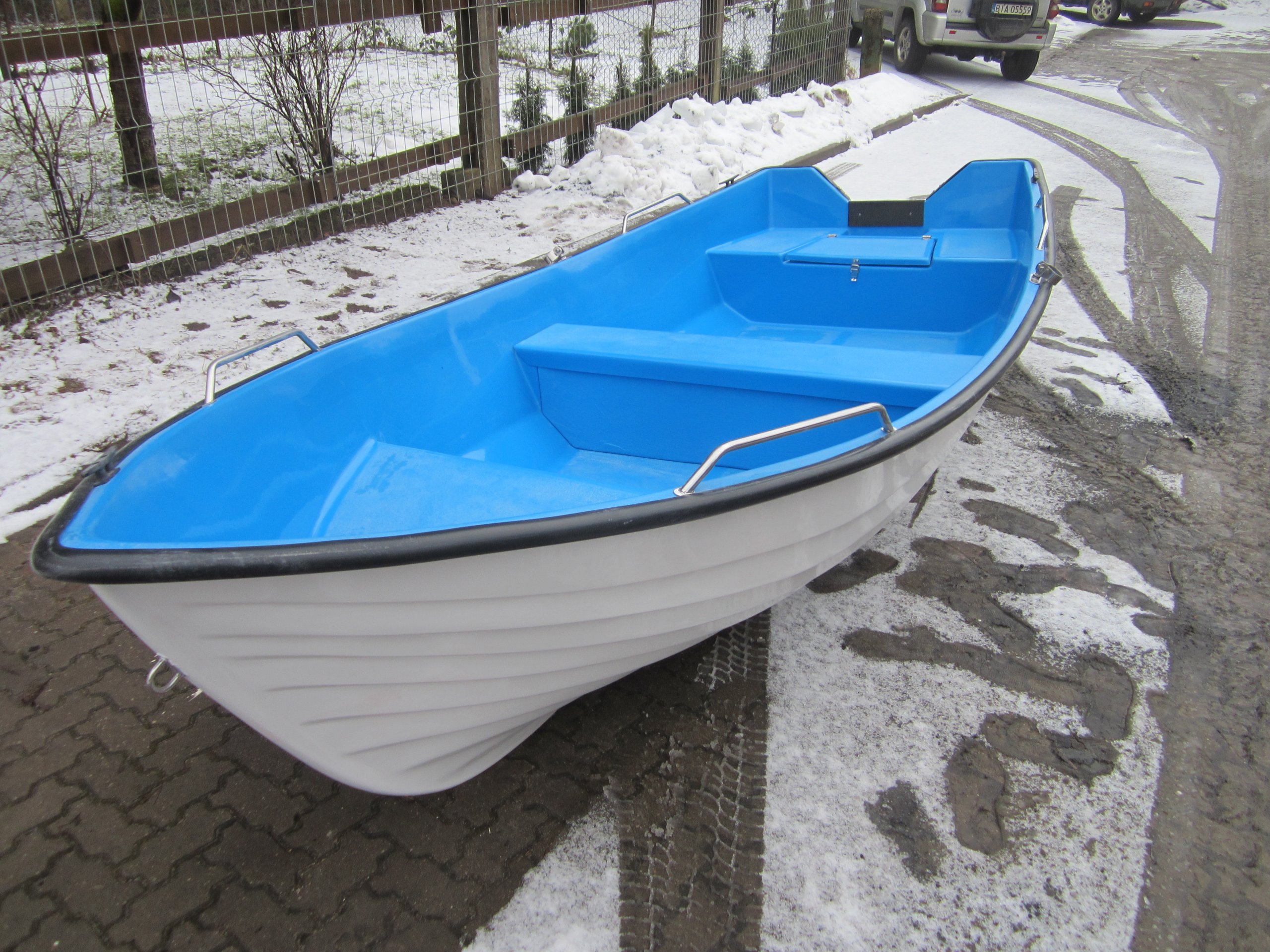 Лодка гребная лодка рыбалка 3,90 м - новый