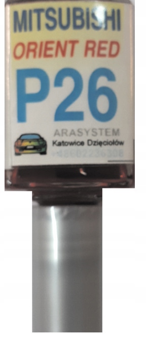 

Mitsubishi P26 Orient Red Lakier Zaprawka Do Rys