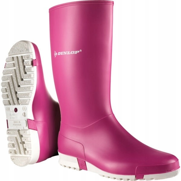

Kalosze, gumowce, gumiaki damskie różowe Dunlop 37