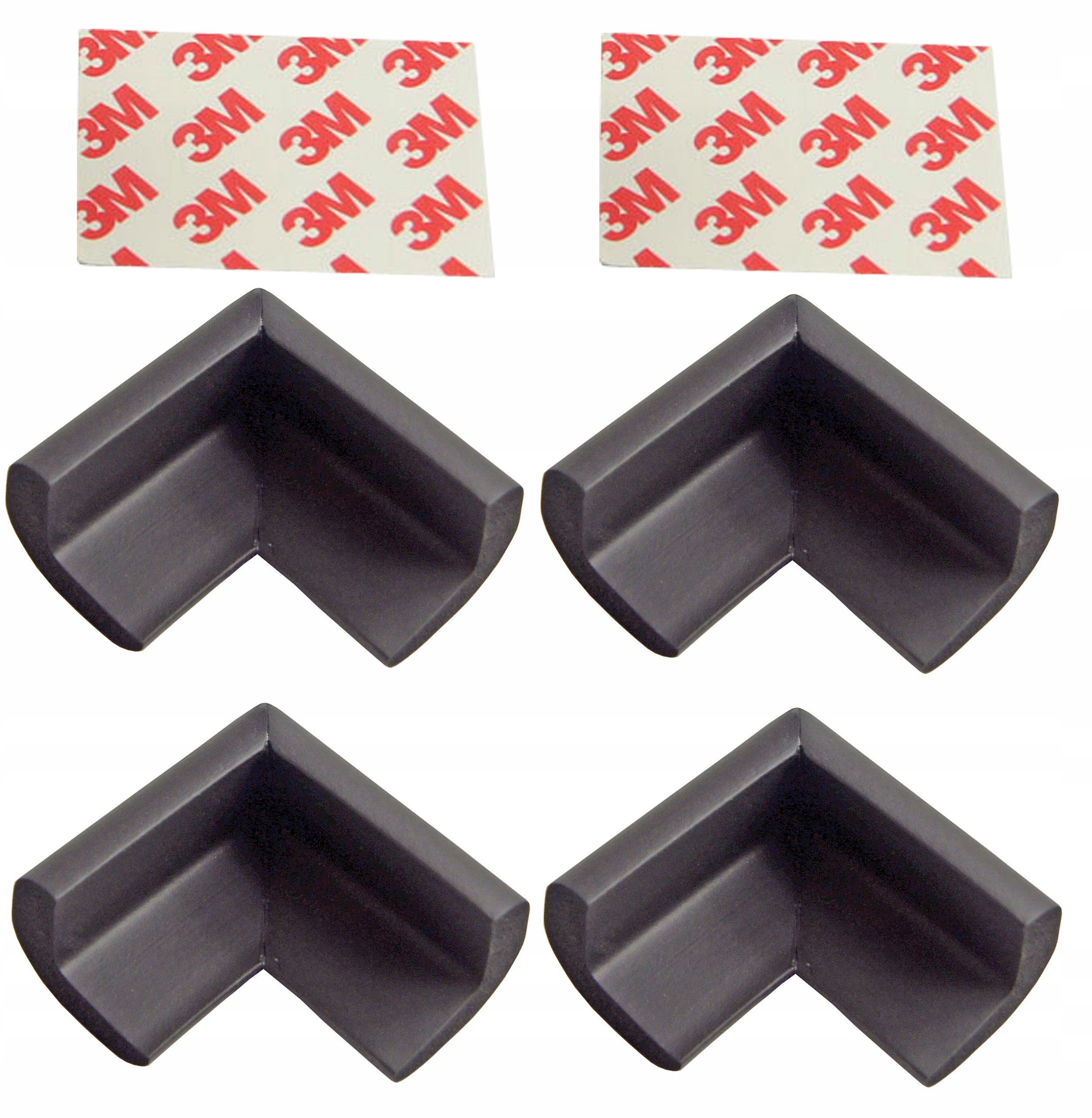 4x PIANKOWE ZABEZPIECZENIE ROGÓW STOŁU MEBLI OSŁONA SZAFEK OCHRONA DZIECI Marka Remikon