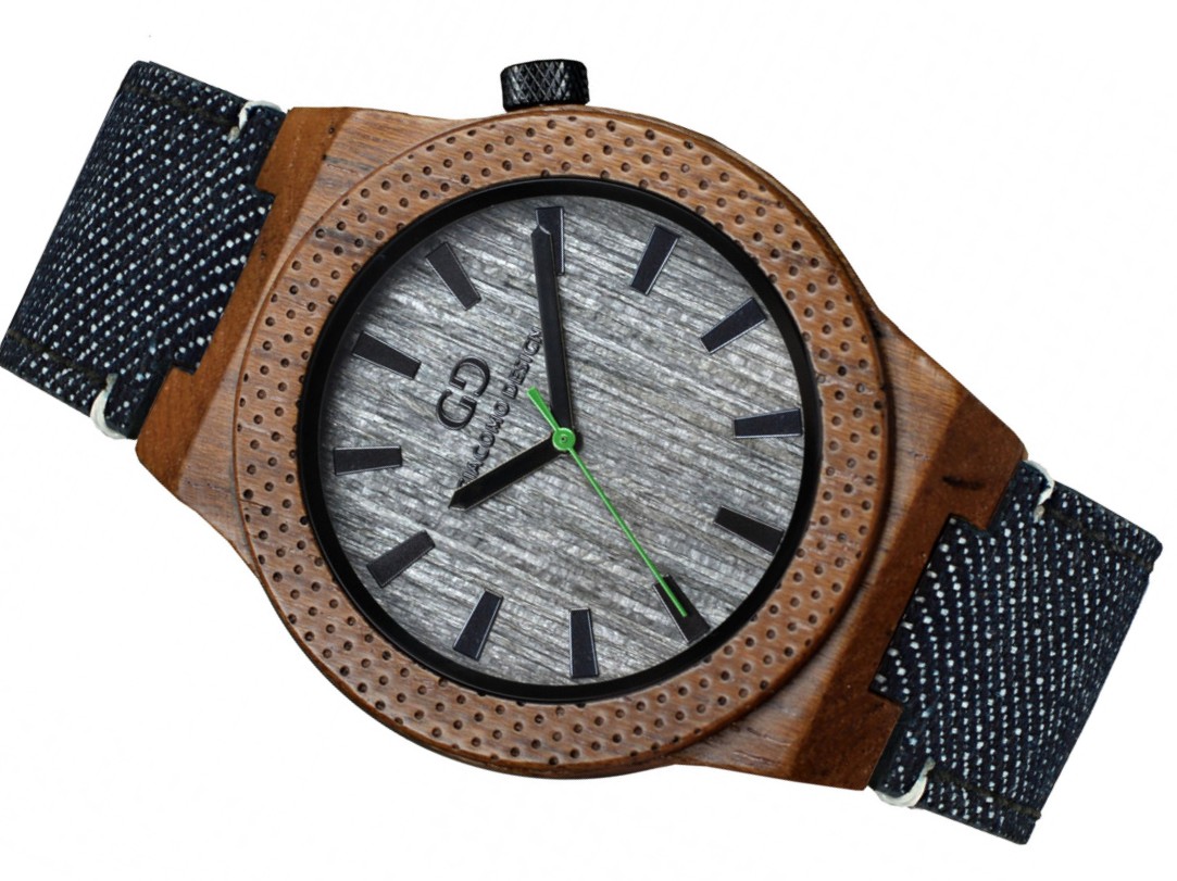 

Drewniany zegarek męski Giacomo Design GD08604