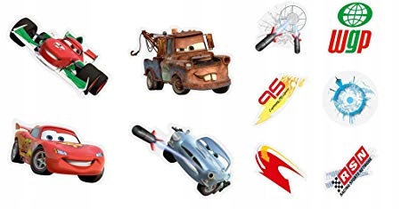 

Naklejki piankowe Cars Auta 10szt 24163