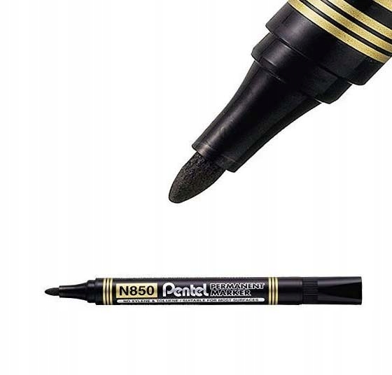 

Marker Permanentny Pentel N850 Czarny Okrągła K.