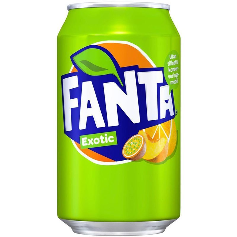Sycený Nápoj Fanta Exotický Osvěžující Exotické ovoce 330 ml x 24 ks