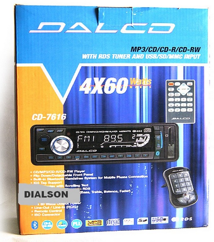 RADIO SAMOCHODOWE CD USB SD BLUETOOTH MP3 60W USB Moc wzmacniacza 60 W