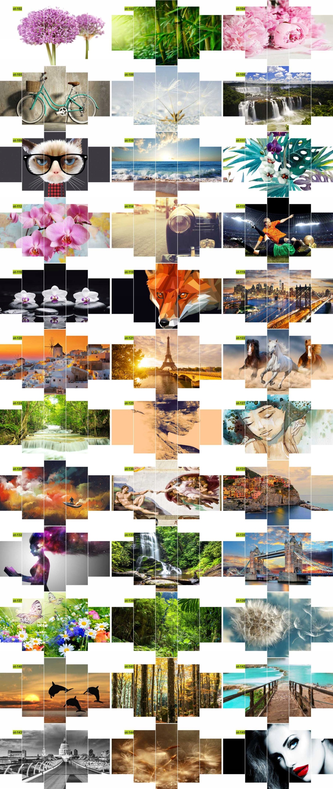 TRYPTYK 5-CZĘŚCI NA ŚCIANĘ KOŃ GŁOWA CZERŃ 800 WZ Marka EObraz