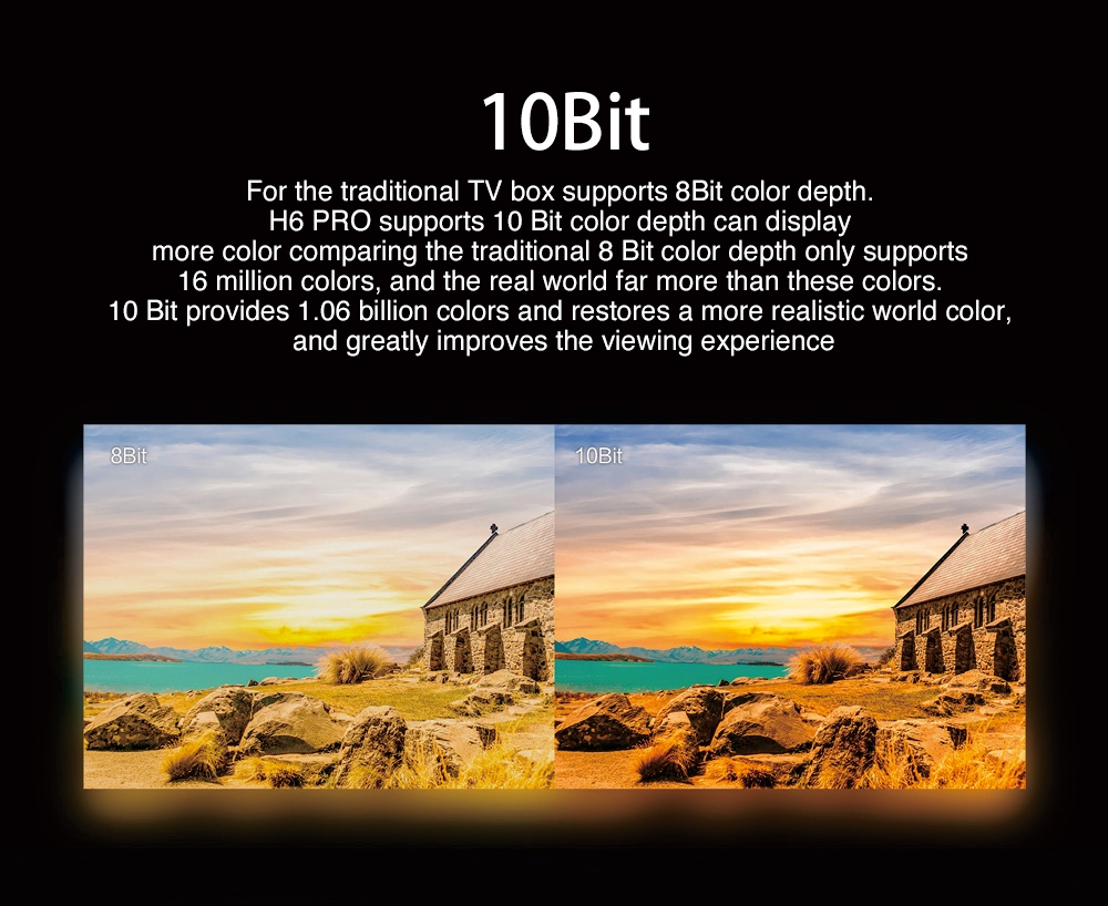 H6 Mini Tv BOX 4K 3/32GB Android 7.1.2 PL Formaty obrazu DivX SVCD VCD