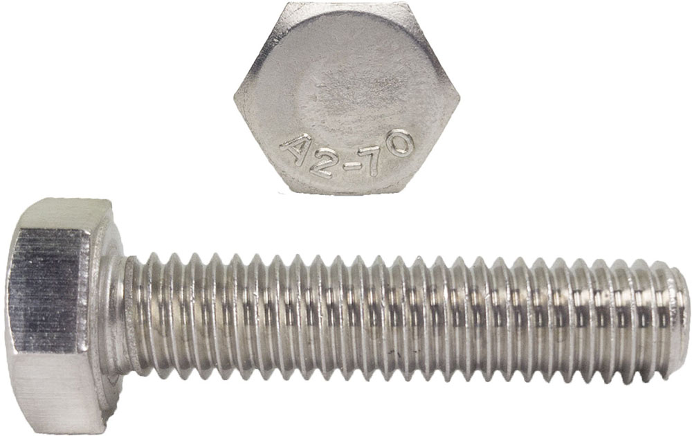 

M4x16 Śruby nierdzewne A2 Din 933 10szt