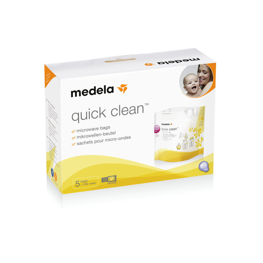 Medela Torebki do dezynfekcji Quick Clean 5 szt. Rodzaj Mikrofalowe