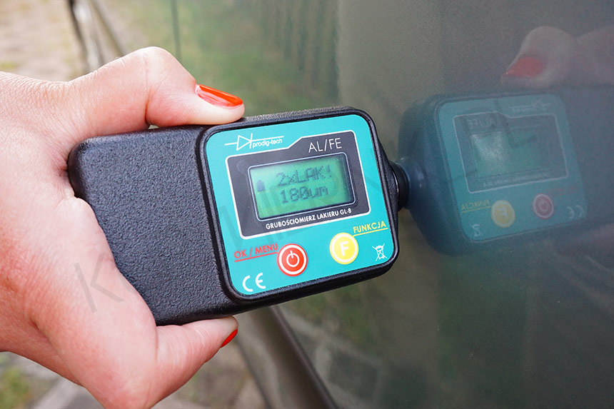 Miernik Grubości Lakieru Prodig-Tech GL-8 Tester Zakres pomiarowy 0-2000 μm
